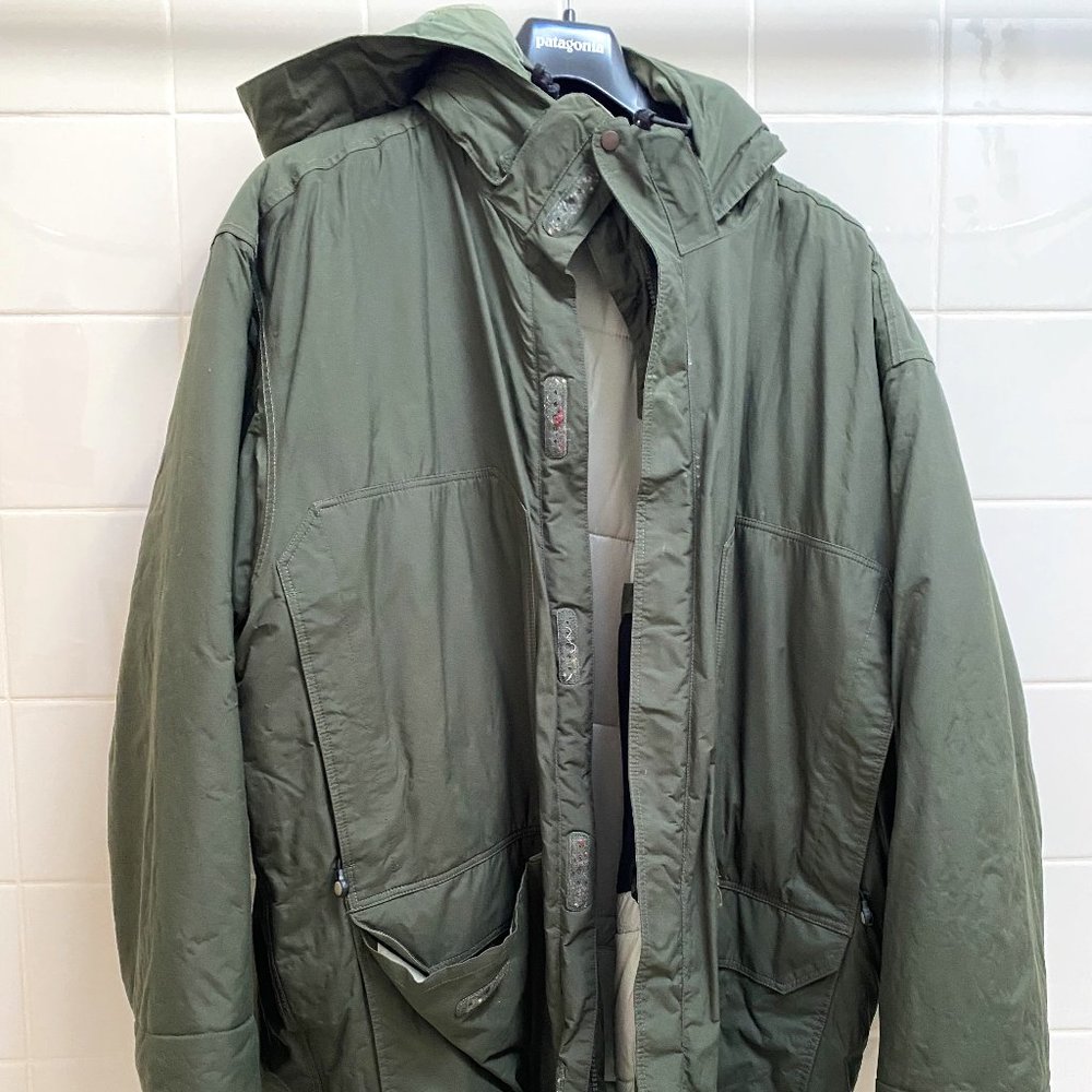 Army Green Patagonia Down Parka
